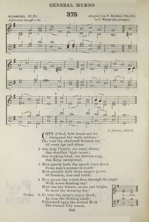 The English Hymnal: with Tunes page 494