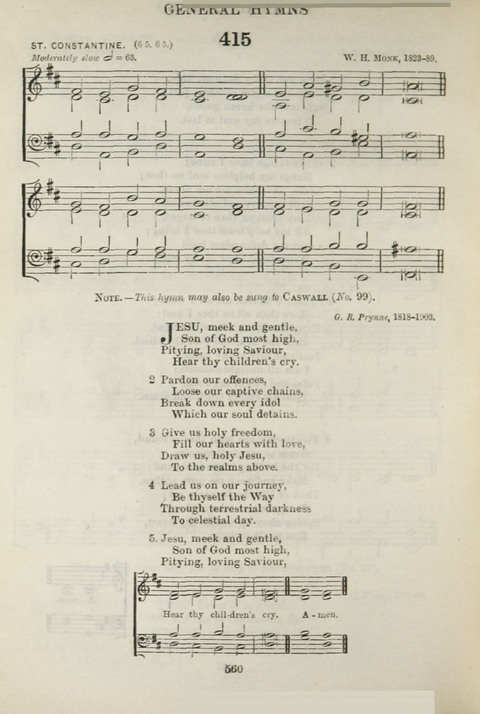 The English Hymnal: with Tunes page 518