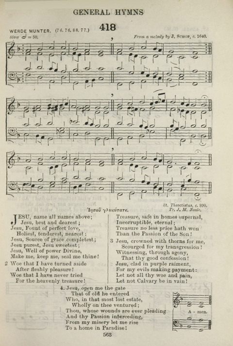The English Hymnal: with Tunes page 521