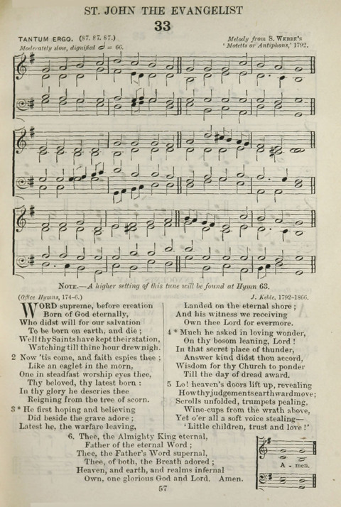 The English Hymnal: with Tunes page 57