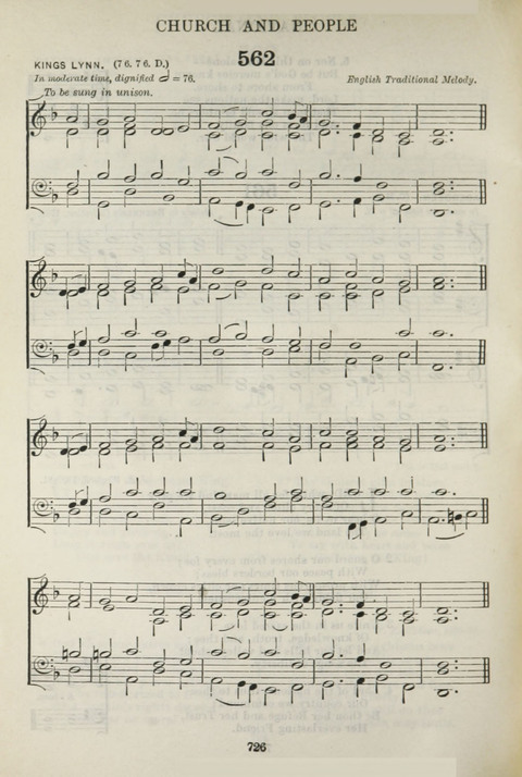 The English Hymnal: with Tunes page 662