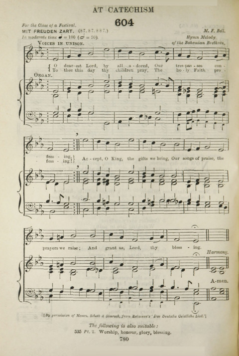 The English Hymnal: with Tunes page 714