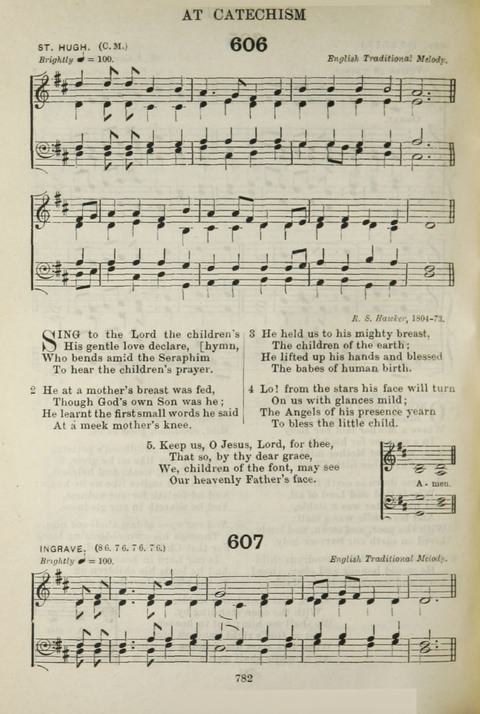 The English Hymnal: with Tunes page 716