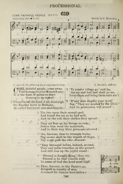 The English Hymnal: with Tunes page 730