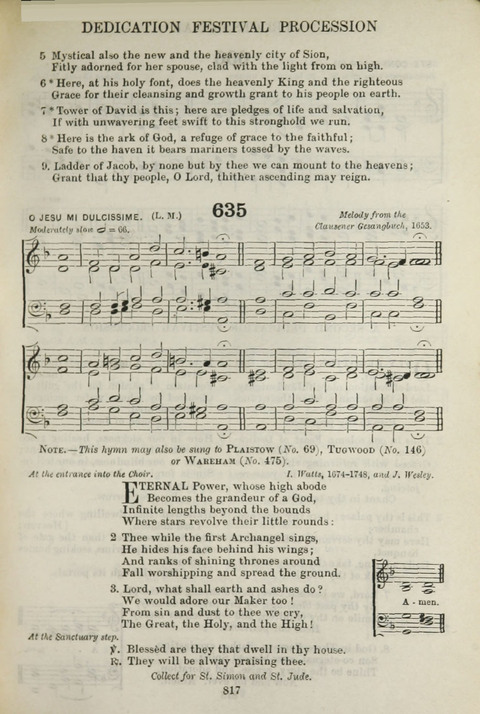 The English Hymnal: with Tunes page 749