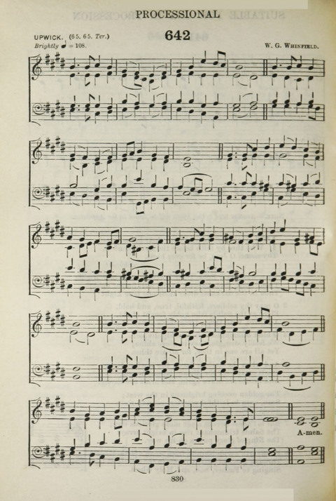 The English Hymnal: with Tunes page 758