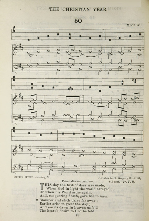 The English Hymnal: with Tunes page 78