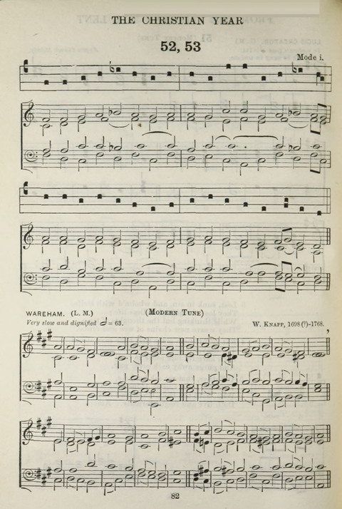 The English Hymnal: with Tunes page 82