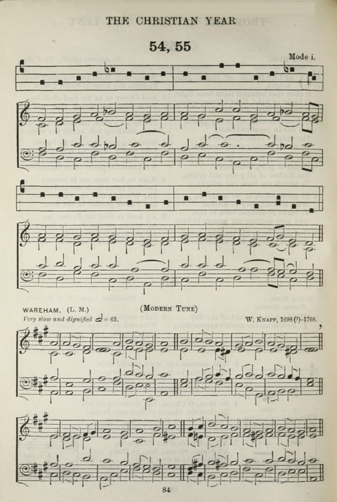 The English Hymnal: with Tunes page 84