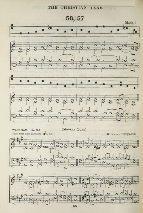 The English Hymnal: with Tunes page 86