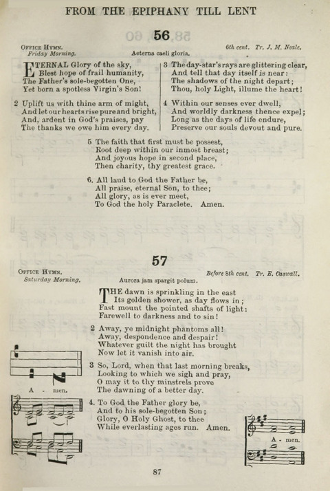 The English Hymnal: with Tunes page 87