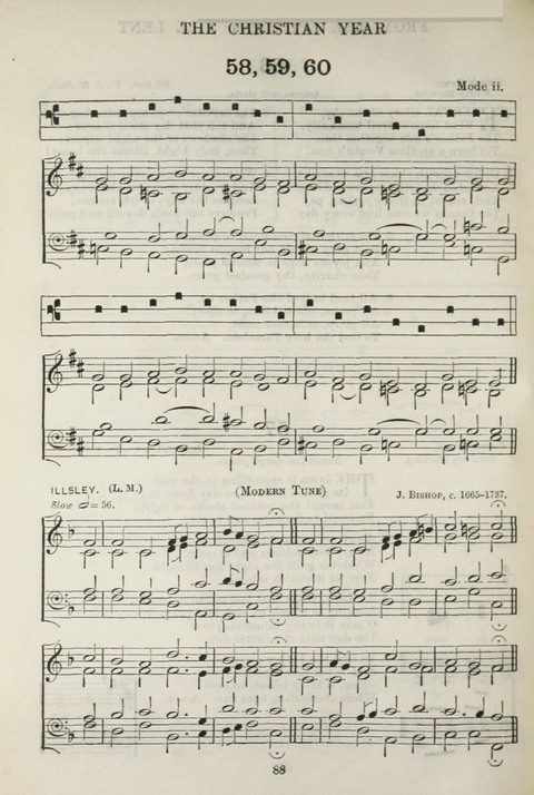 The English Hymnal: with Tunes page 88