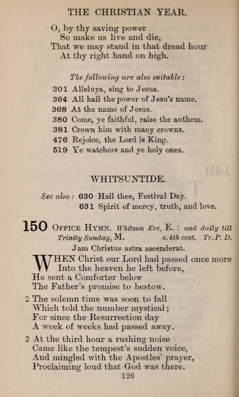 The English Hymnal page 126