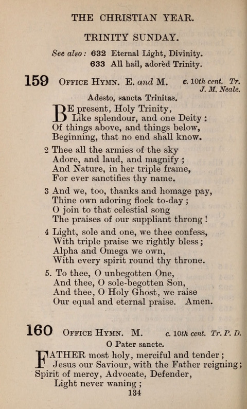 The English Hymnal page 134
