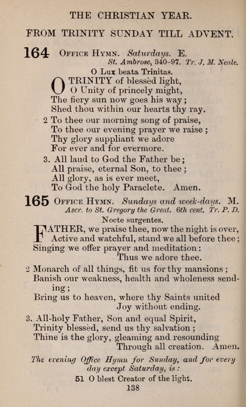 The English Hymnal page 138