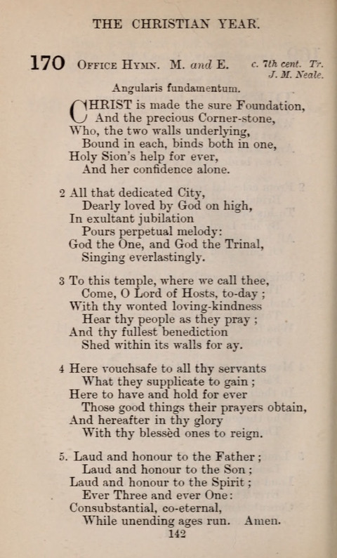 The English Hymnal page 142
