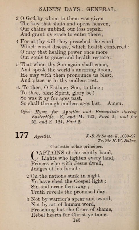 The English Hymnal page 148