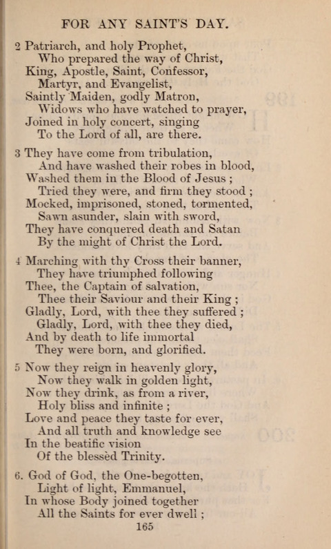 The English Hymnal page 165