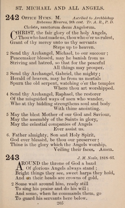 The English Hymnal page 205