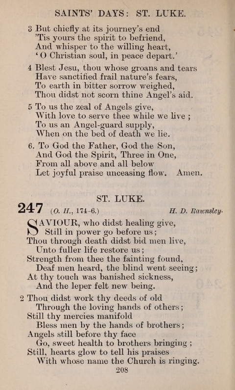 The English Hymnal page 208