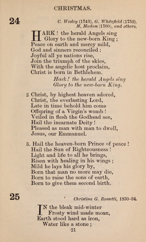 The English Hymnal page 21