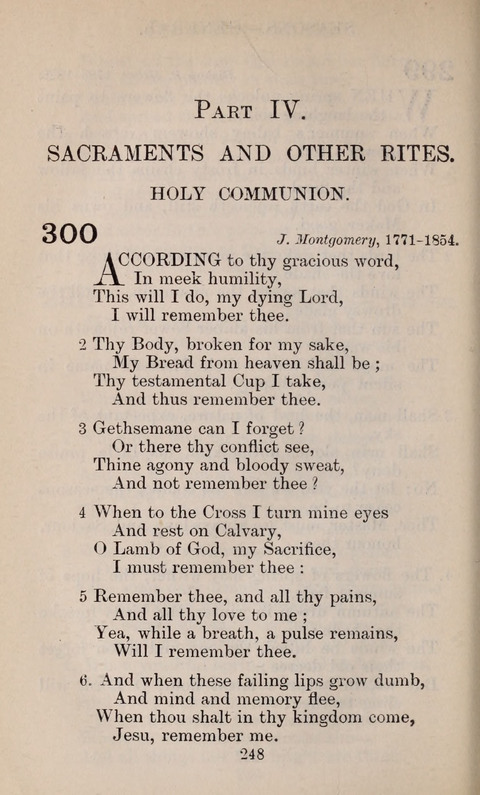 The English Hymnal page 248