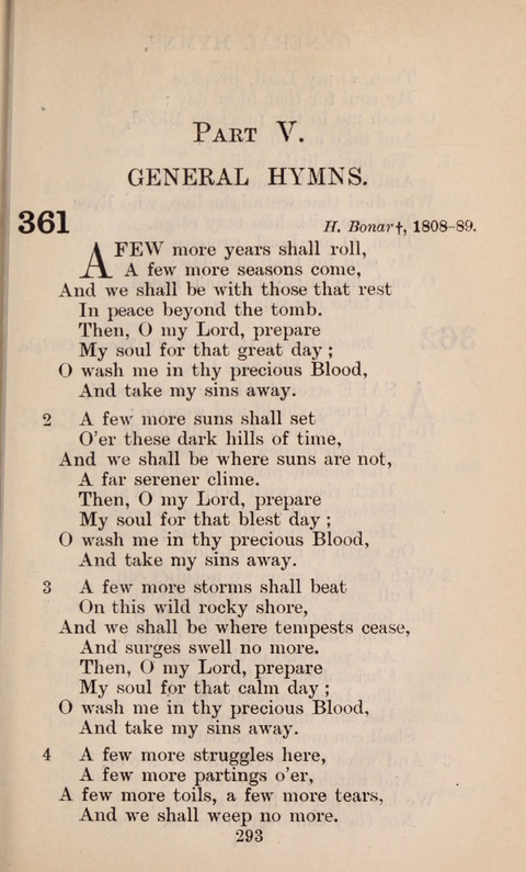 The English Hymnal page 293