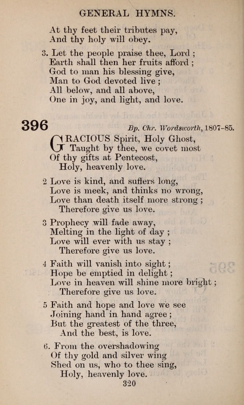 The English Hymnal page 320