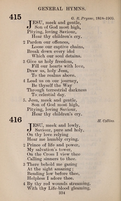 The English Hymnal page 334