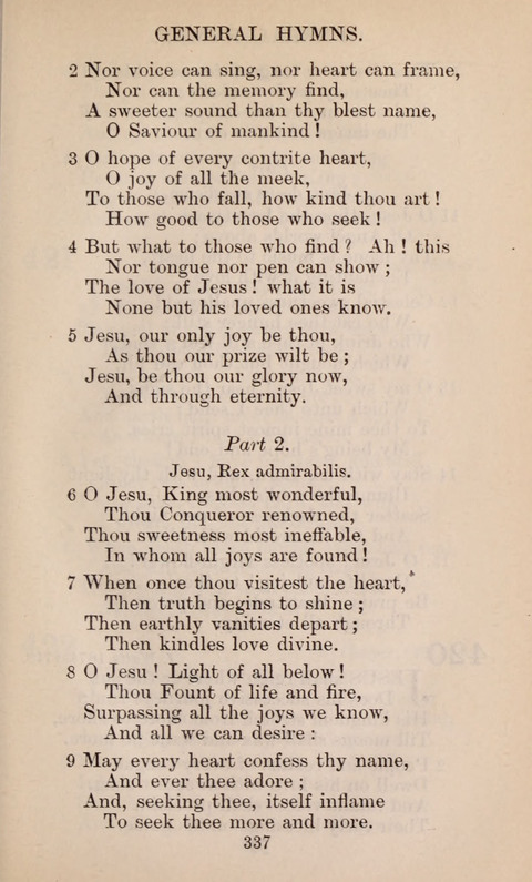 The English Hymnal page 337