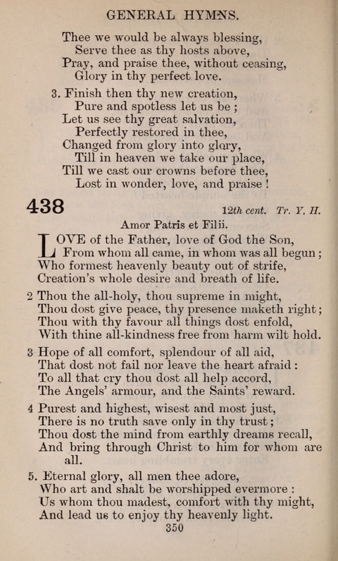 The English Hymnal page 350