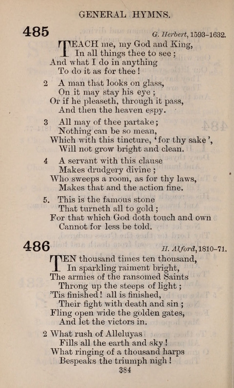The English Hymnal page 384