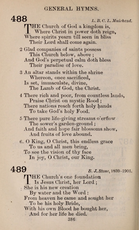 The English Hymnal page 386