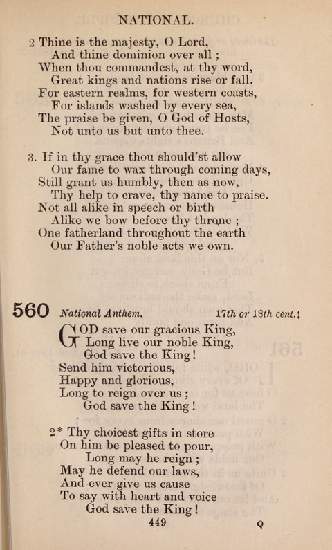 The English Hymnal page 449
