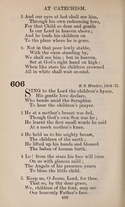 The English Hymnal page 488