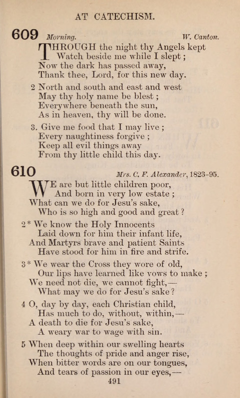 The English Hymnal page 491
