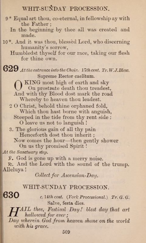 The English Hymnal page 509