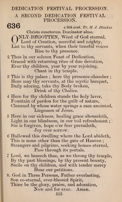 The English Hymnal page 515