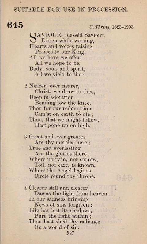 The English Hymnal page 527