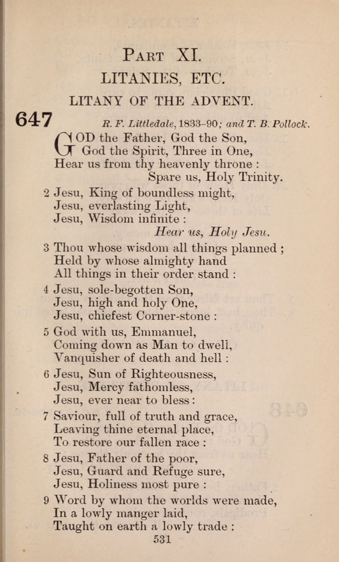 The English Hymnal page 531