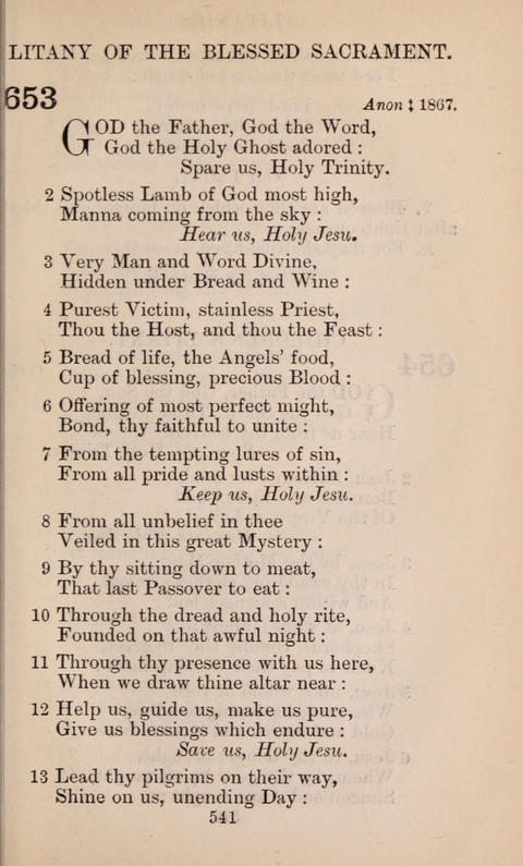 The English Hymnal page 541