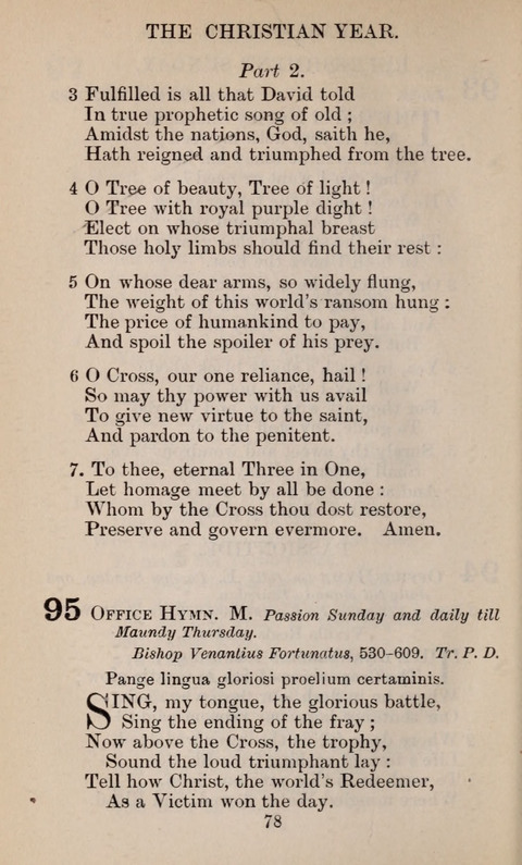 The English Hymnal page 78