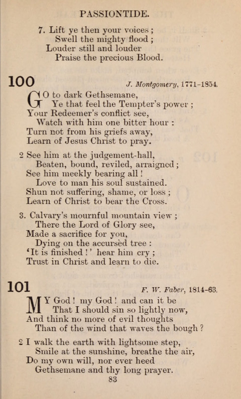The English Hymnal page 83