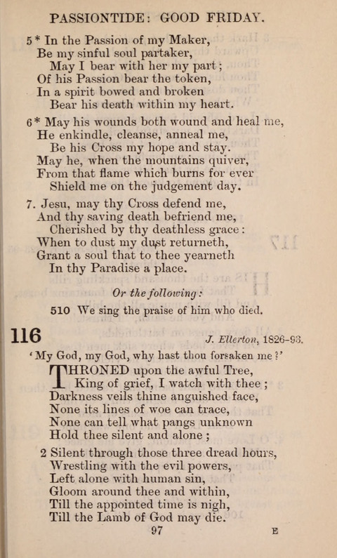 The English Hymnal page 97