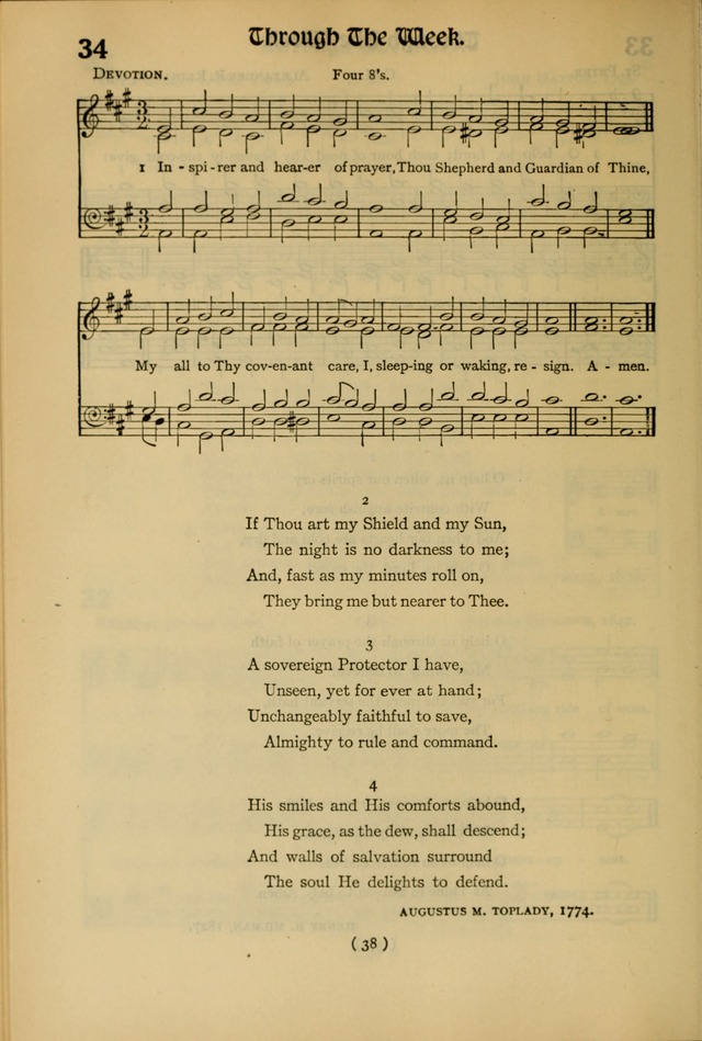 The Hymnal: as authorized and approved by the General Convention of the Protestant Episcopal Church in the United States of America in the year of our Lord 1916 page 108
