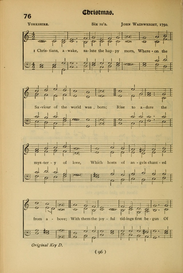 The Hymnal: as authorized and approved by the General Convention of the Protestant Episcopal Church in the United States of America in the year of our Lord 1916 page 166