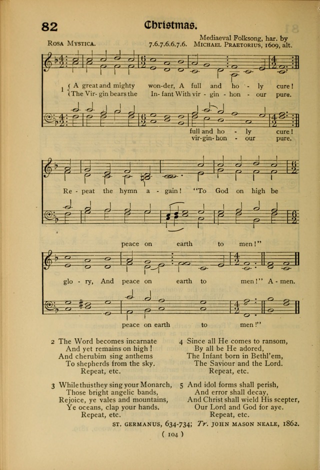 The Hymnal: as authorized and approved by the General Convention of the Protestant Episcopal Church in the United States of America in the year of our Lord 1916 page 174
