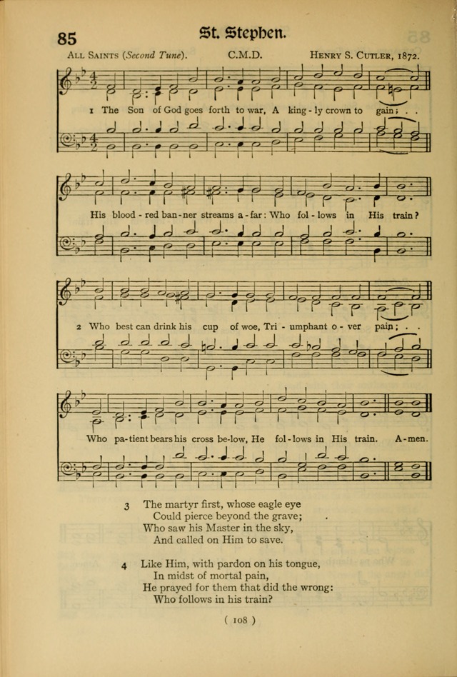 The Hymnal: as authorized and approved by the General Convention of the Protestant Episcopal Church in the United States of America in the year of our Lord 1916 page 178