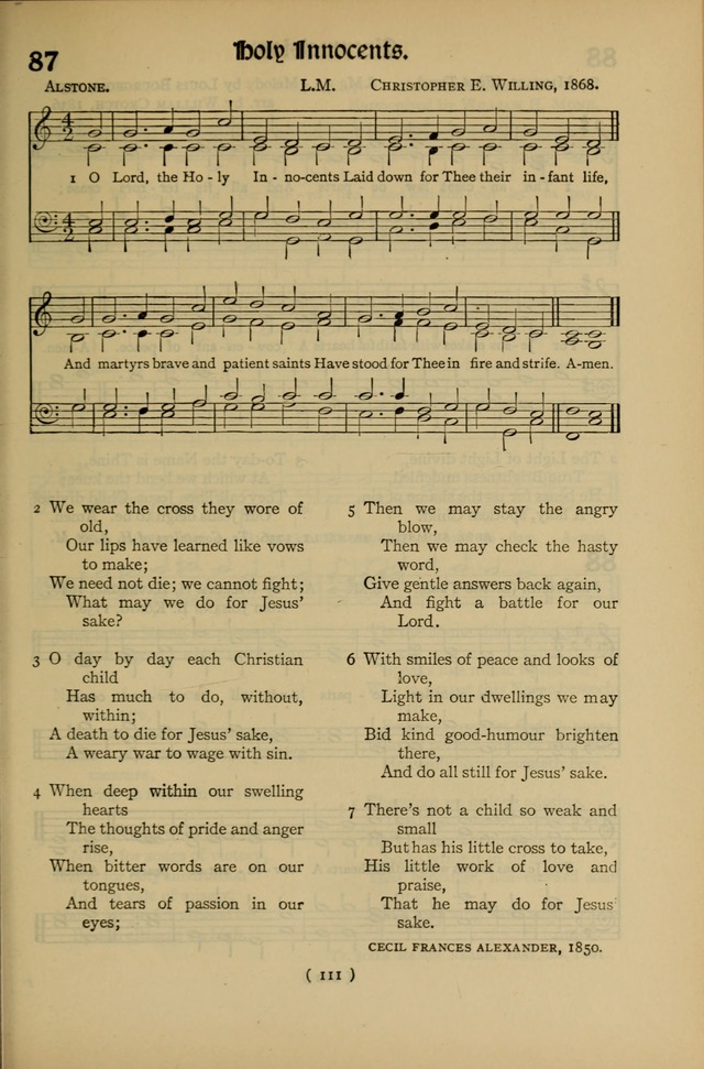 The Hymnal: as authorized and approved by the General Convention of the Protestant Episcopal Church in the United States of America in the year of our Lord 1916 page 181