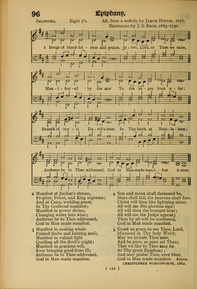 The Hymnal: as authorized and approved by the General Convention of the Protestant Episcopal Church in the United States of America in the year of our Lord 1916 page 192